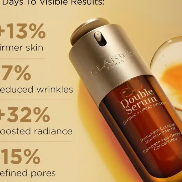 PACK OF 2 Clarins Double Serum Complete Age Defying Concentrate 50ml NEW - Picture 7 of 9
